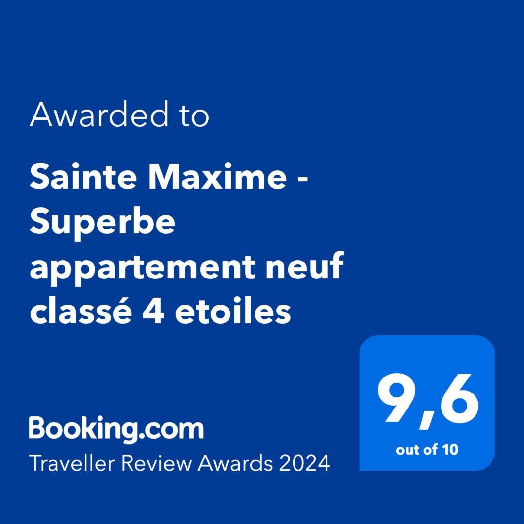 Sainte Maxime - Superbe Appartement Neuf Classe 4 Etoiles Exterior foto